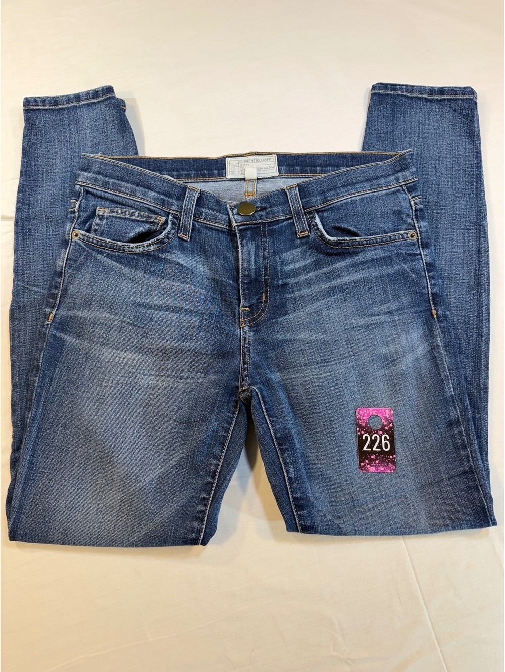 Current/Elliott Women's Blue Skinny Jeans Size 27